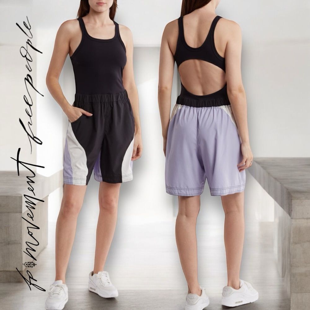 Free People FP Movement Women’s Double Bounce Onesie in the Size Large in Black